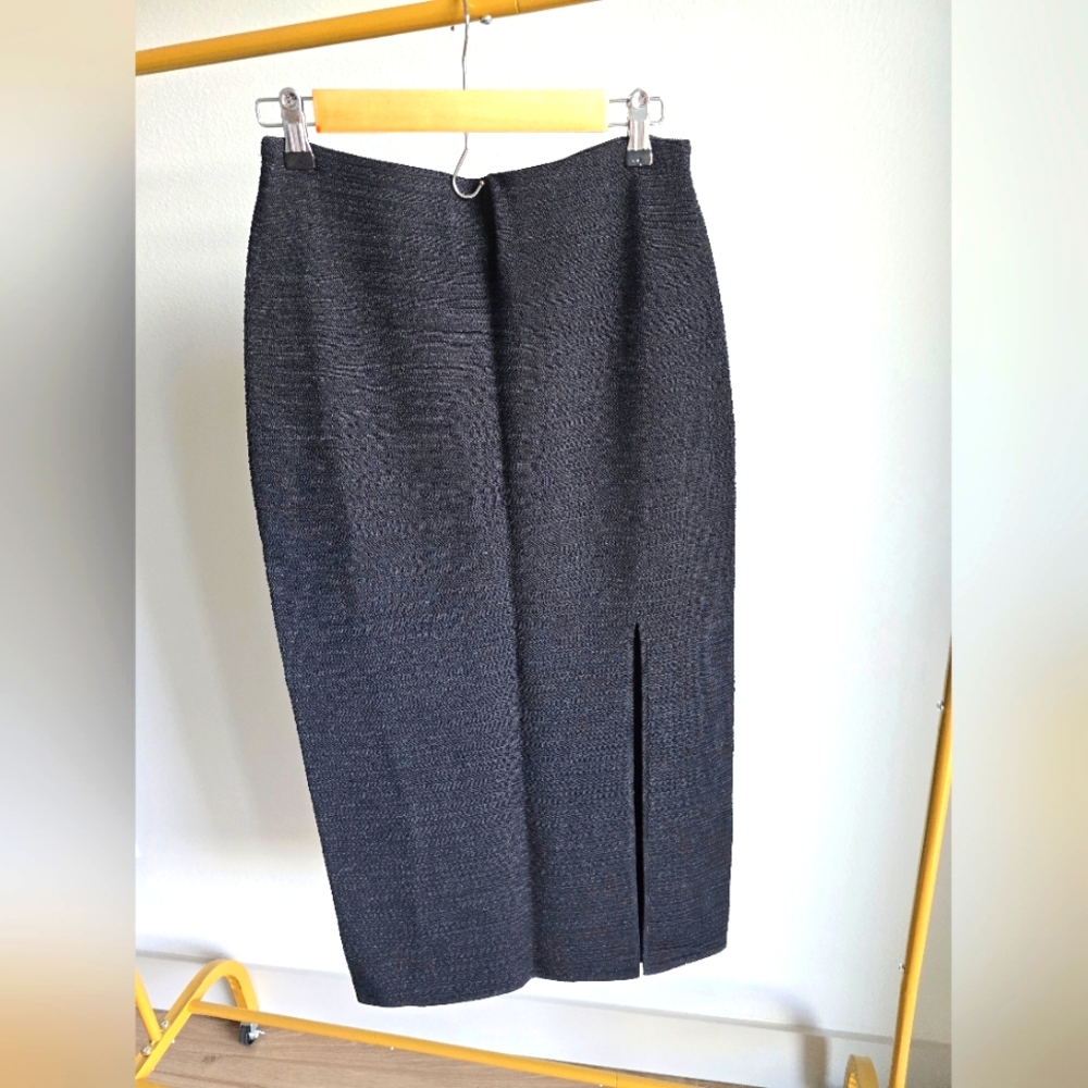 Cos Elegant Black Pencil Skirt